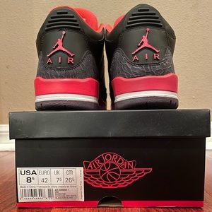 Gently worn Jordan 3s
